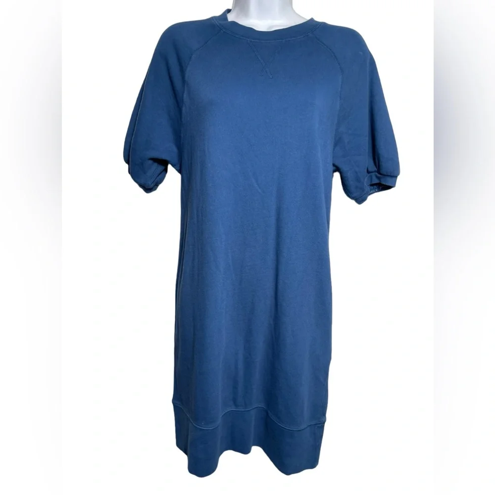 J‎ CREW dress size XS cute and casual blue knit jersey dress PERFECT 💙🩵💙